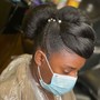 NATURAL STYLE /  CREATIVE FLAT TWIST UPDO