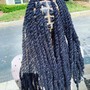 Knotless braids Smalll waist length