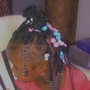 Rubber band Box Braids