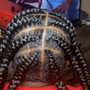 Medium Knotless Braids