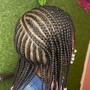 Big knotless plaits