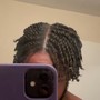 2 Strand Twists (Ear to Shoulder length)