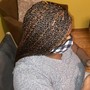 Large Island Twists w/Curly Hair