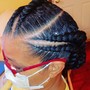 2 Feed In Braids