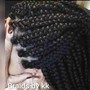 Mixing braiding hair colors