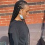 Braided ponytail/stitch