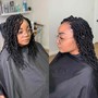 Crochet braids, twist, or faux locs