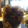 Style on Short Relaxed hair