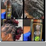 Shampoo and Style natural hair