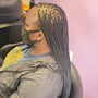 Box braid retouch