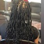 Knotless bohemian bob