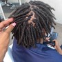 Kid's Loc Retwist - Palm Roll