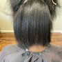 Virgin Relaxer, Straightening