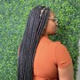 Poetic Justice Braids multiple feed in