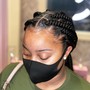 Large knotless Box Braids