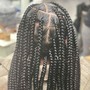 Medium Boho Knotless Braids