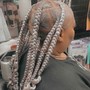 Small Medium Box Braids