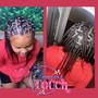 Small bob butterfly locs