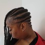 Kid's Large Box-Braids (Mid back Length)