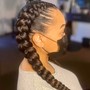 4-6 Cornrows • Feed In Braids