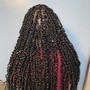 Med-large knotless braids hair included