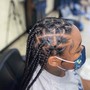 Kid tribal braids (2 layers)