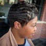 Virgin Relaxer(short hair)