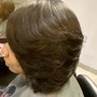 Short hair Double Process Color(tips only)