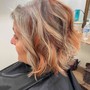 Blowdry add-on to color service