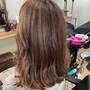 Blowdry add-on to color service