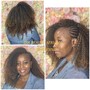 Two strands twist (with natural hair)