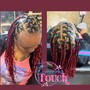 Small bob butterfly locs