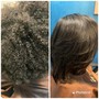 Natural hair shampoo/conditioning/blowout