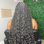 Human hair Medium Goddess Braids (hair included