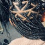 Med knotless Braids