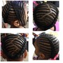 Fulani braids (short bob)