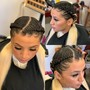 Updo braids