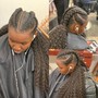 Knotless  Braids/w front braid