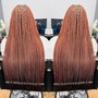 CUSTOM OMBRE MEDIUM KNOTLESS