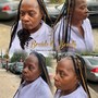 Knotless braids fullness