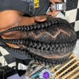 natural hair boho braids