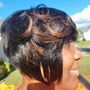 Rollerset-Relaxed hair only