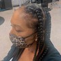 4 stitch braids (Men)