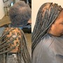 Tribal braids w/box braids