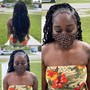 Small midback Kinky Twist