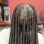 Med/large knotless Braids