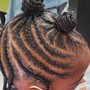 2 strand twist  (with beads)