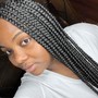 Small knotless or box braids