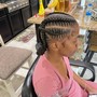 4 feedin stitch Braids