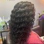 Natural hair Silk Press